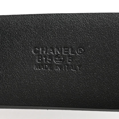 Chanel Calfskin CC Belt 100 40 Black 6 of 11