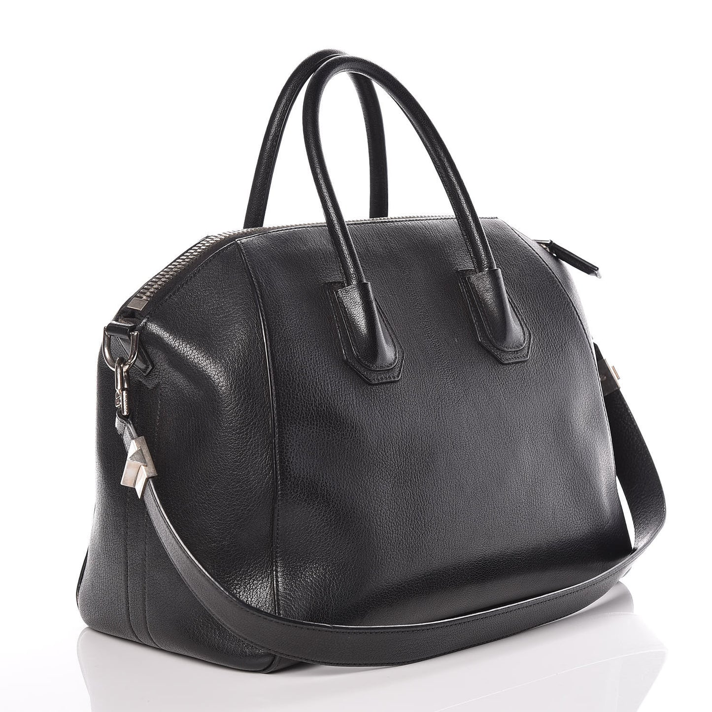 Sugar Goatskin Medium Antigona Black