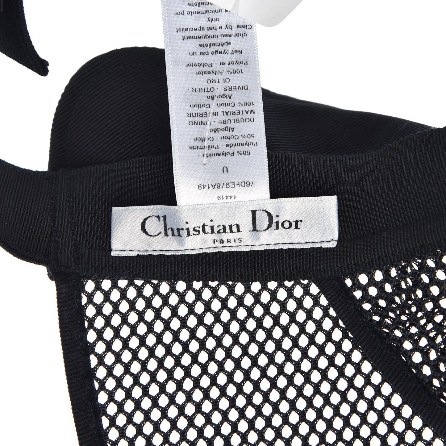 Fabric Mesh Waikiki D-Fence Visor Black