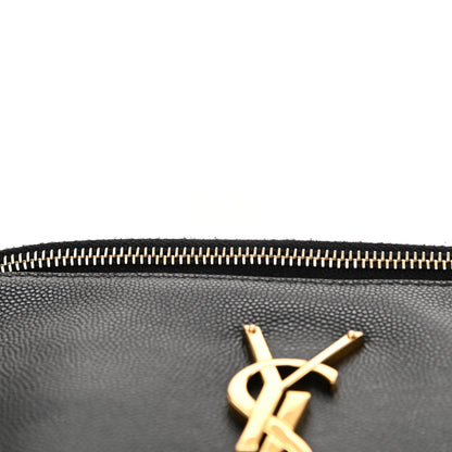 Saint Laurent Grain De Poudre Monogram Belt Bag Black 9 of 12