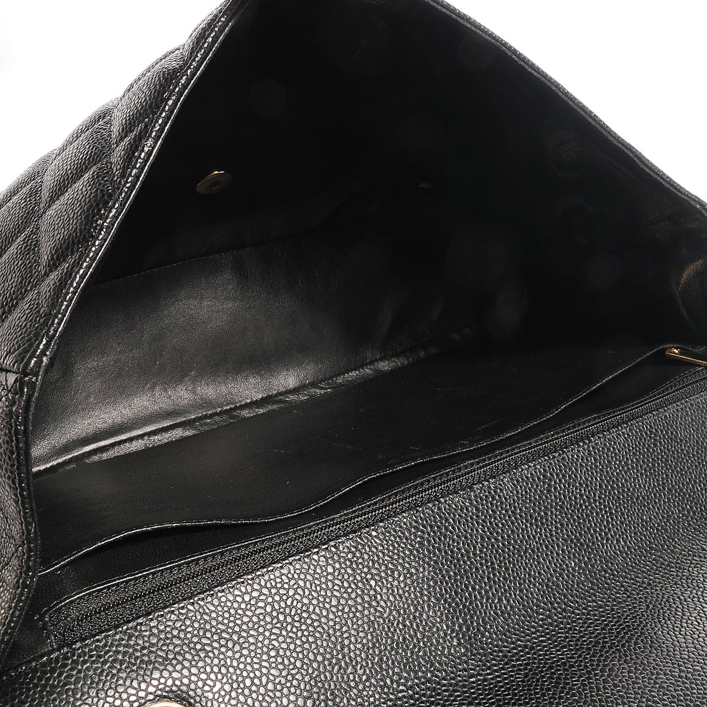 Caviar Maxi Single Flap Black