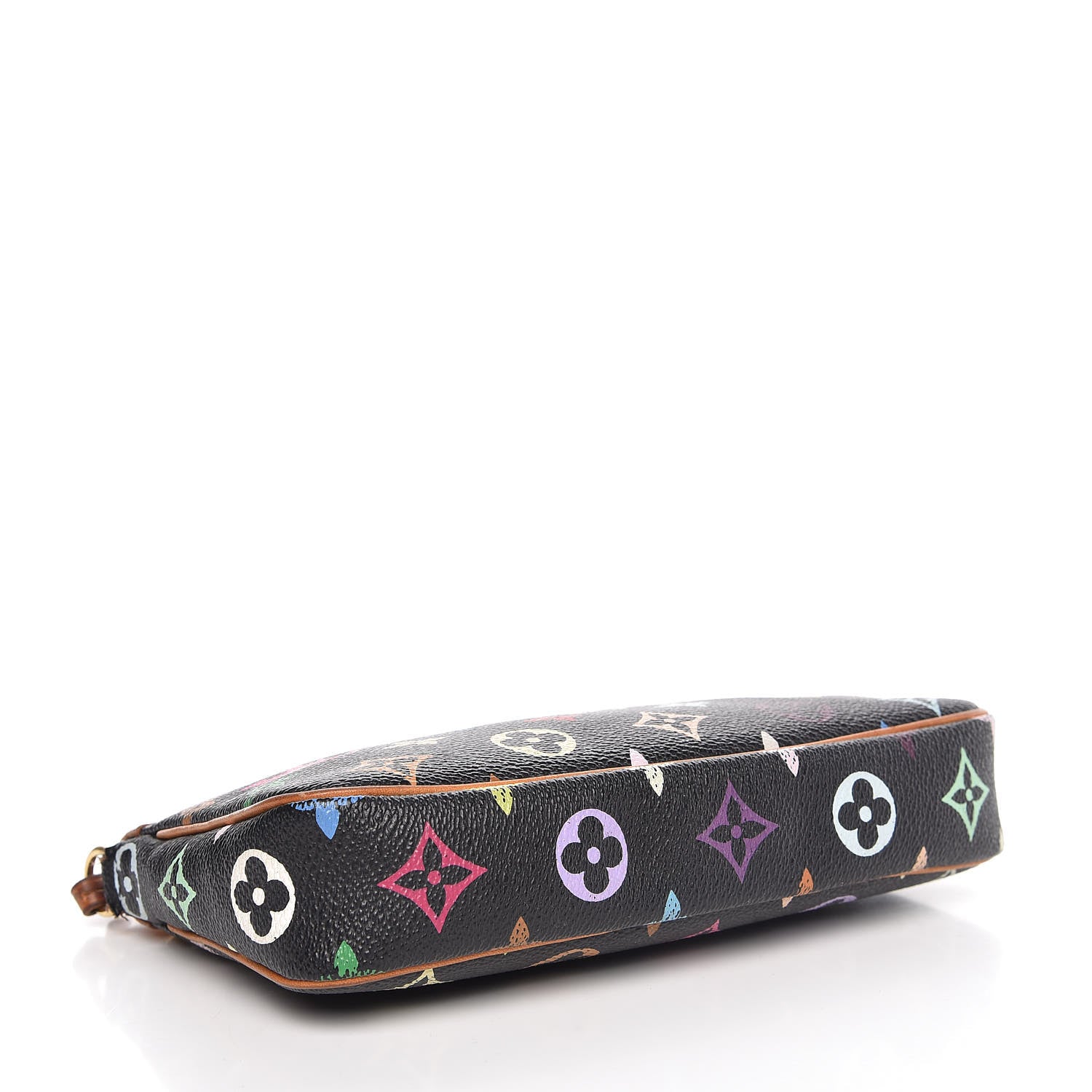 Louis Vuitton Monogram Multicolor Pochette Accessories Black 4 of 11