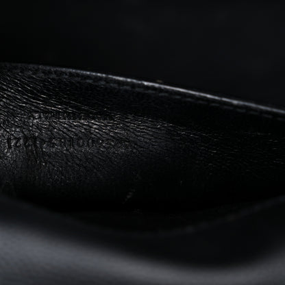 Saint Laurent Grain De Poudre Textured Mixed Matelasse Triquilt Medium Monogram Monochrome Satchel Black 8 of 11