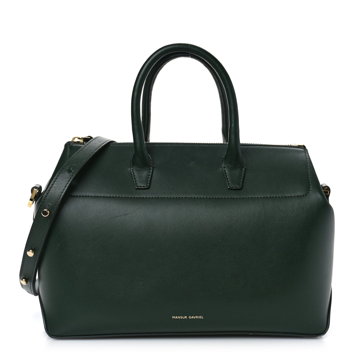 Calfskin Mini Travel Crossbody Bag Moss