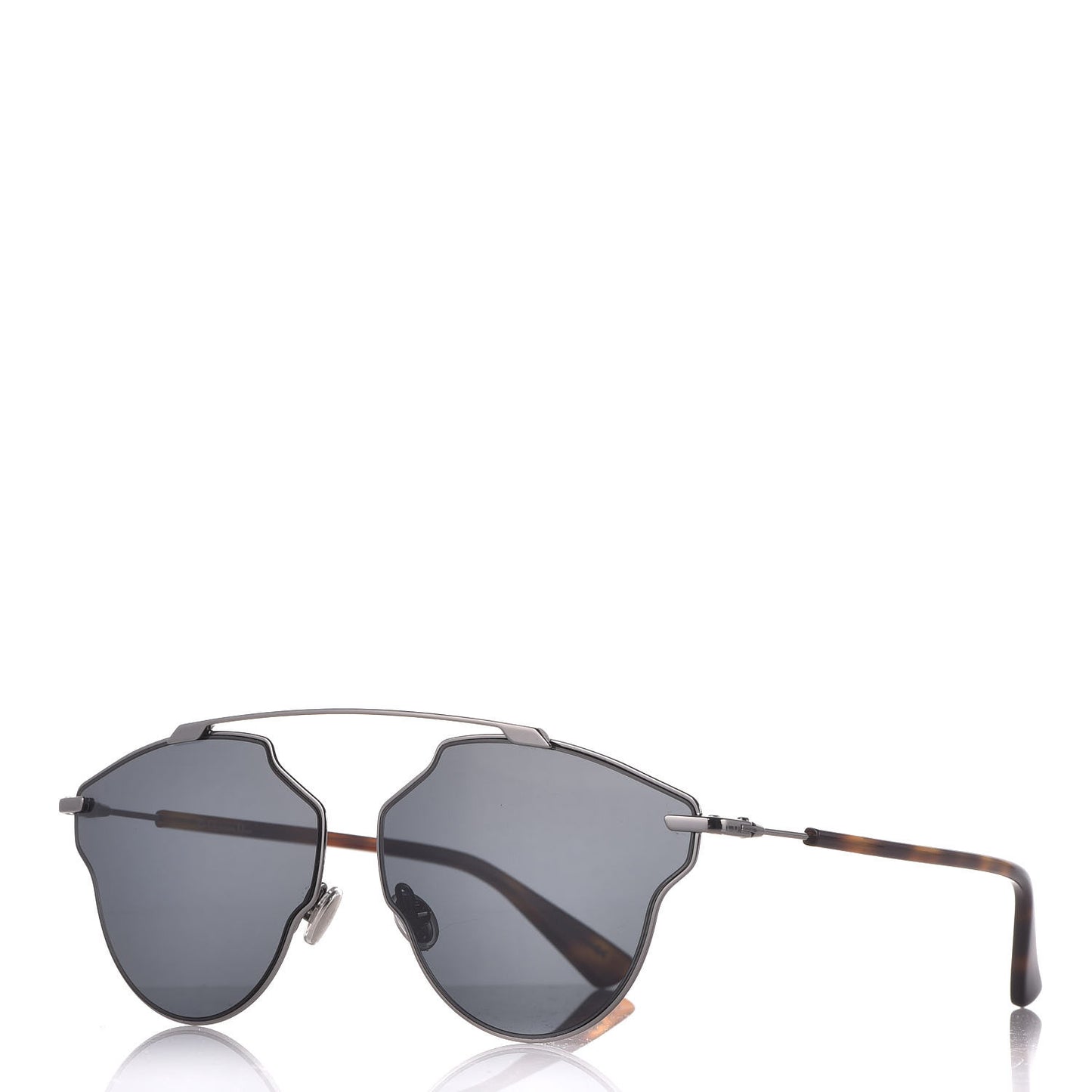 So Real Pop Sunglasses Dark Ruthenium Grey Havana
