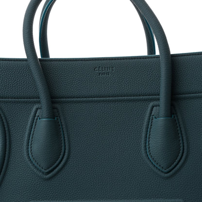 Celine Grained Calfskin Medium Phantom Luggage Ocean 8 of 10