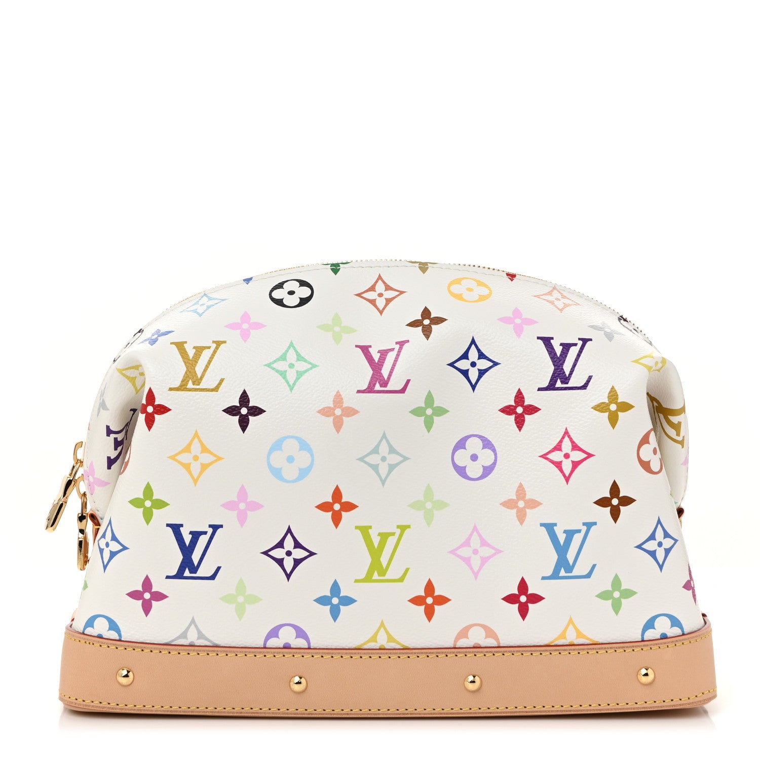 Louis Vuitton LV x TM Monogram Multicolor Cosmetic Pouch GM White 1 of 10