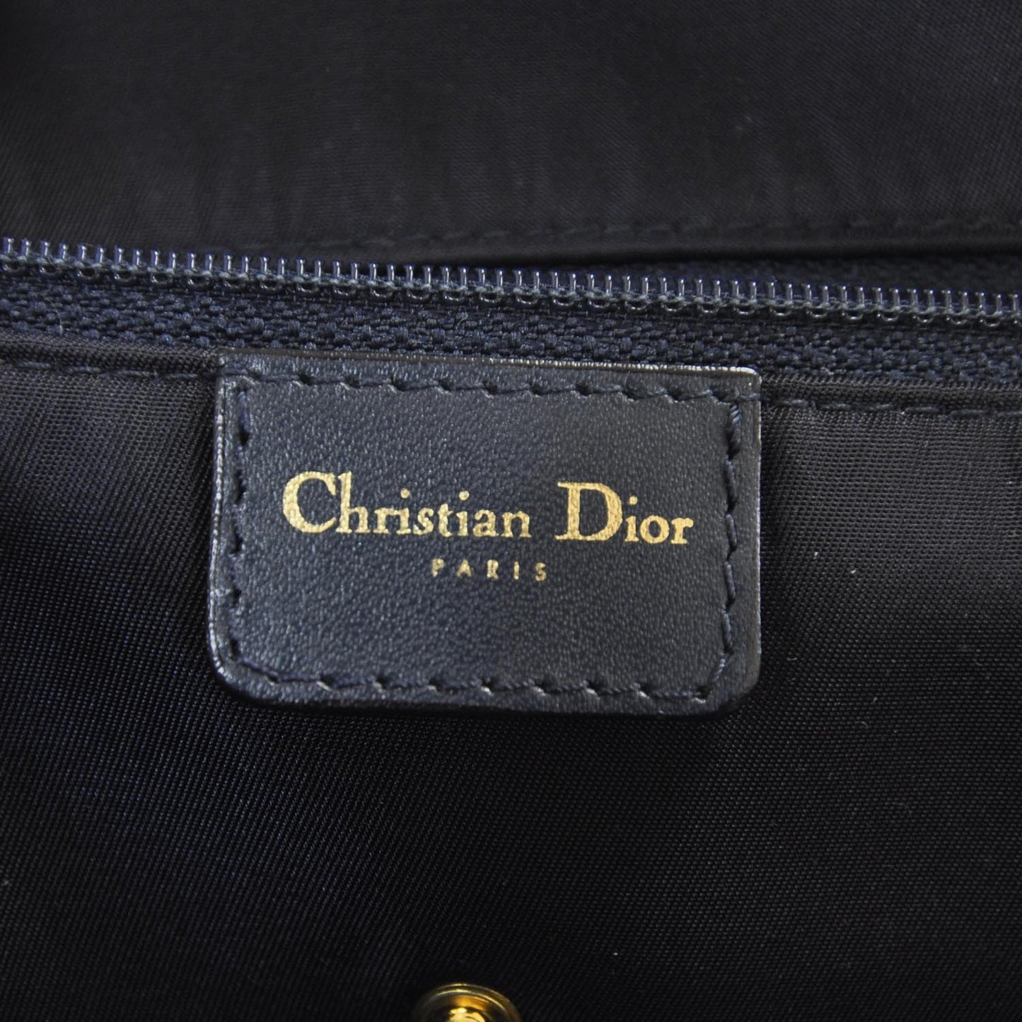 Monogram Saddle Bowler Tote Navy