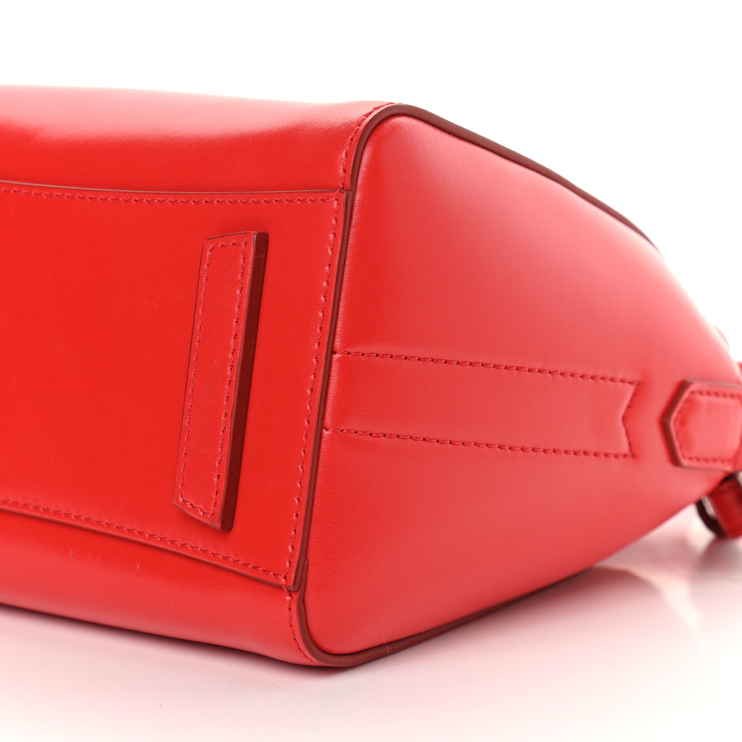 Shiny Lord Calfskin Mini Antigona Red