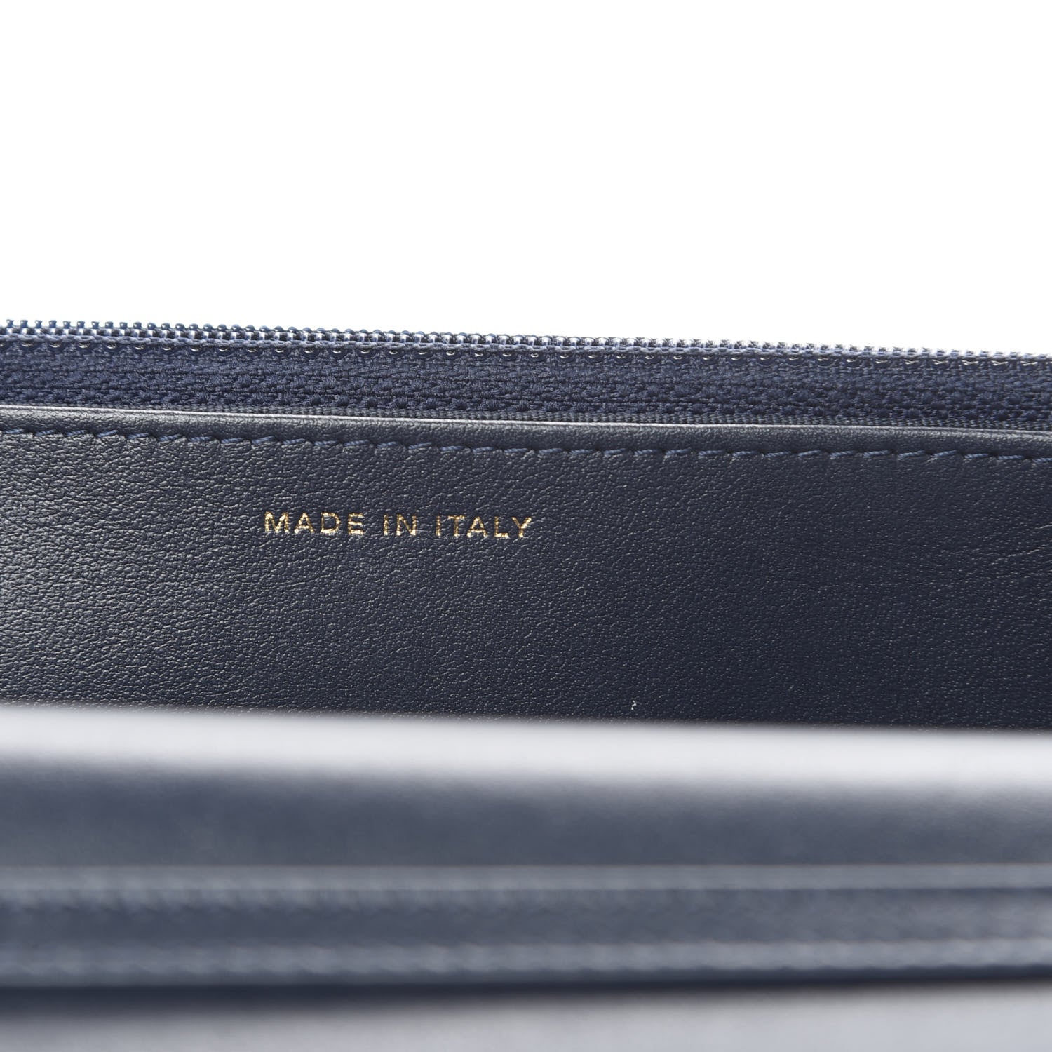 Chanel Aged Calfskin Quilted Reissue Wallet On Chain WOC Navy Blue 7 of 14