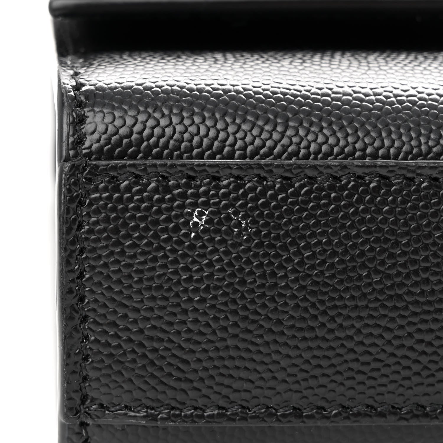 Saint Laurent Grain De Poudre Medium Classic Monogram Monochrome Kate Satchel Black 10 of 11