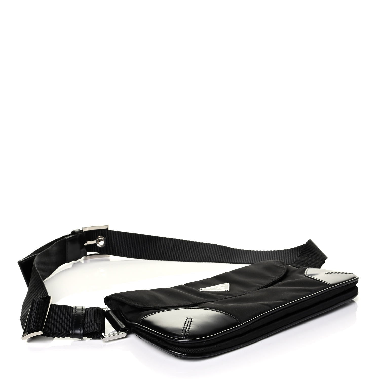 Prada Tessuto Nylon Belt Bag Black 3 of 7