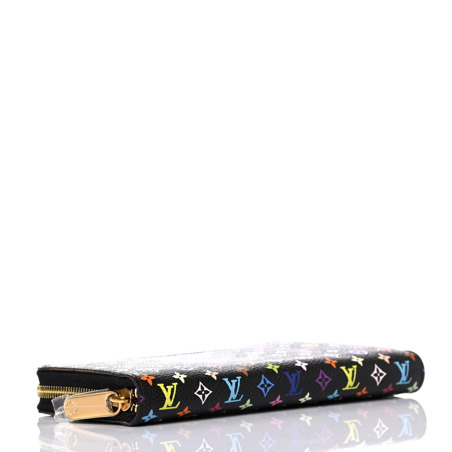 Monogram Multicolor Zippy Wallet Black Violet