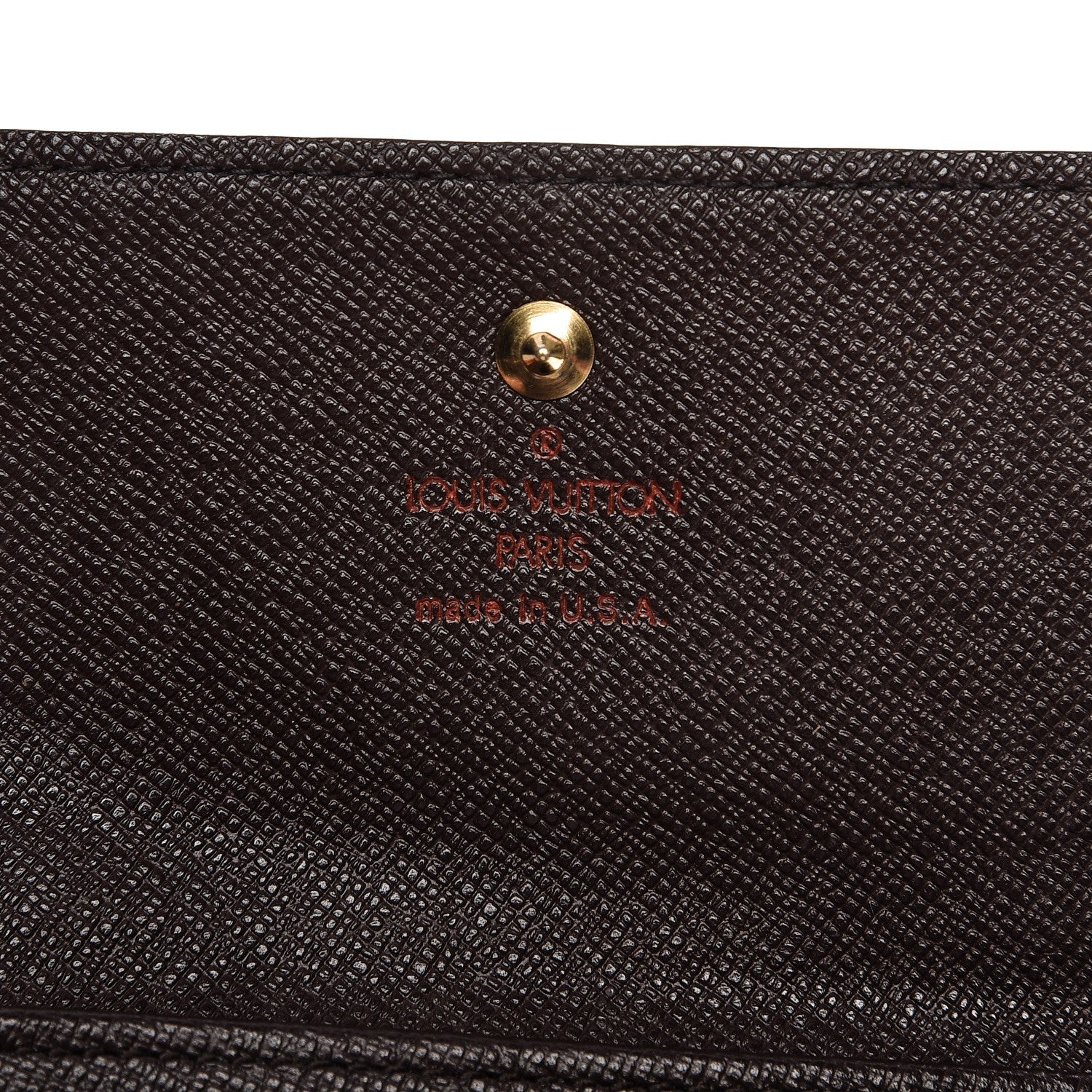 Louis Vuitton Damier Ebene Elise Wallet 6 of 9