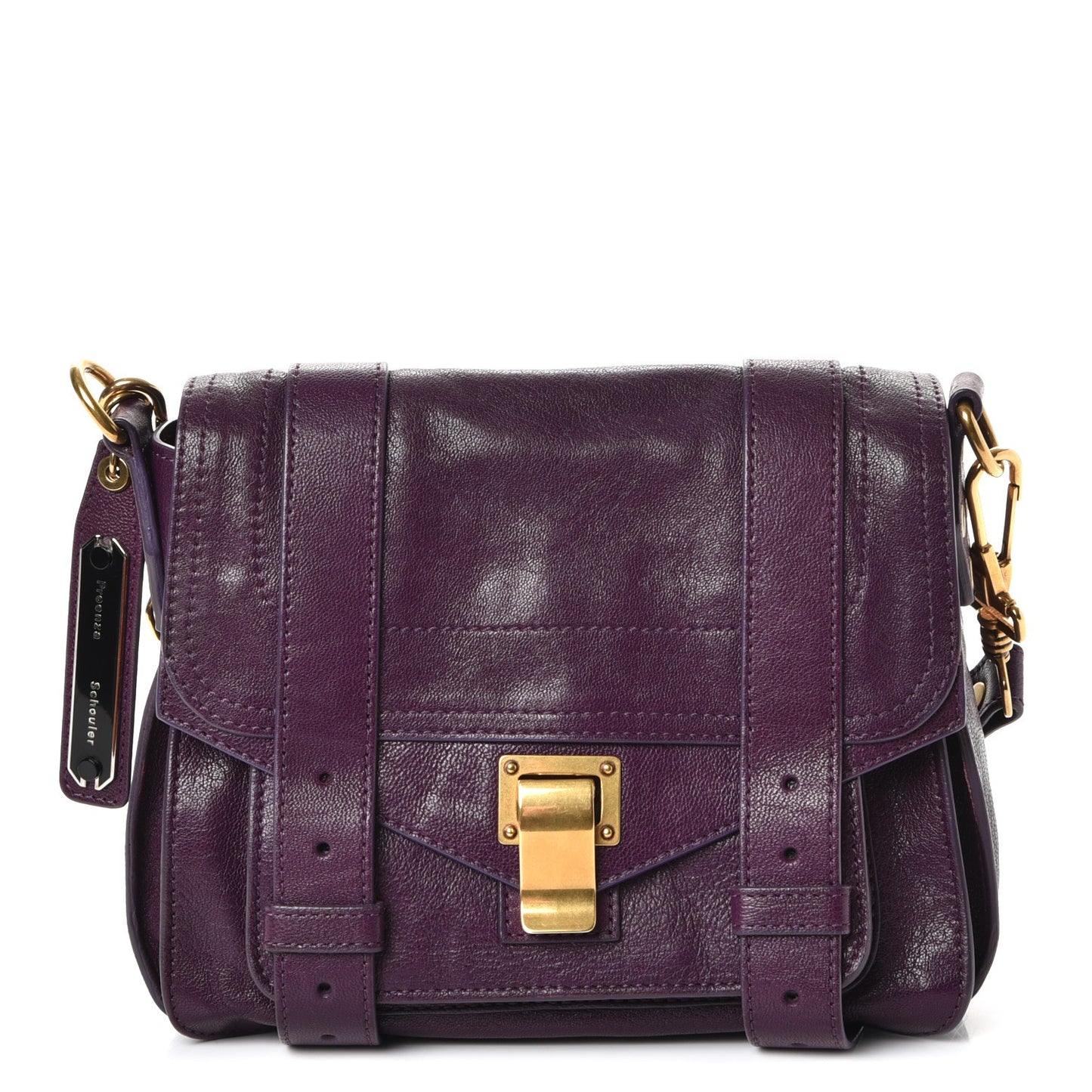 Lambskin PS1 Pouch Messenger Grape Jam