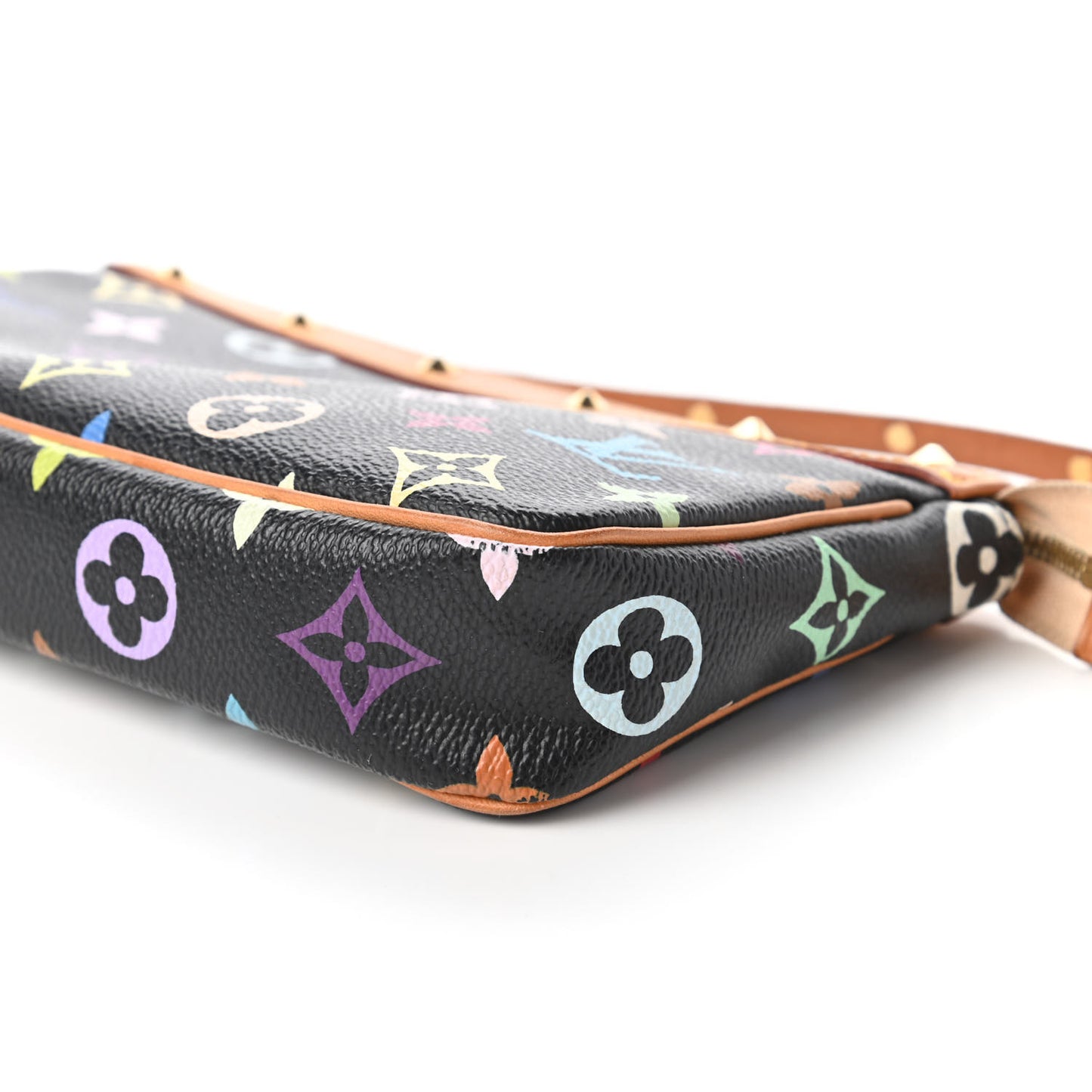 Monogram Multicolor Pochette Accessories Black