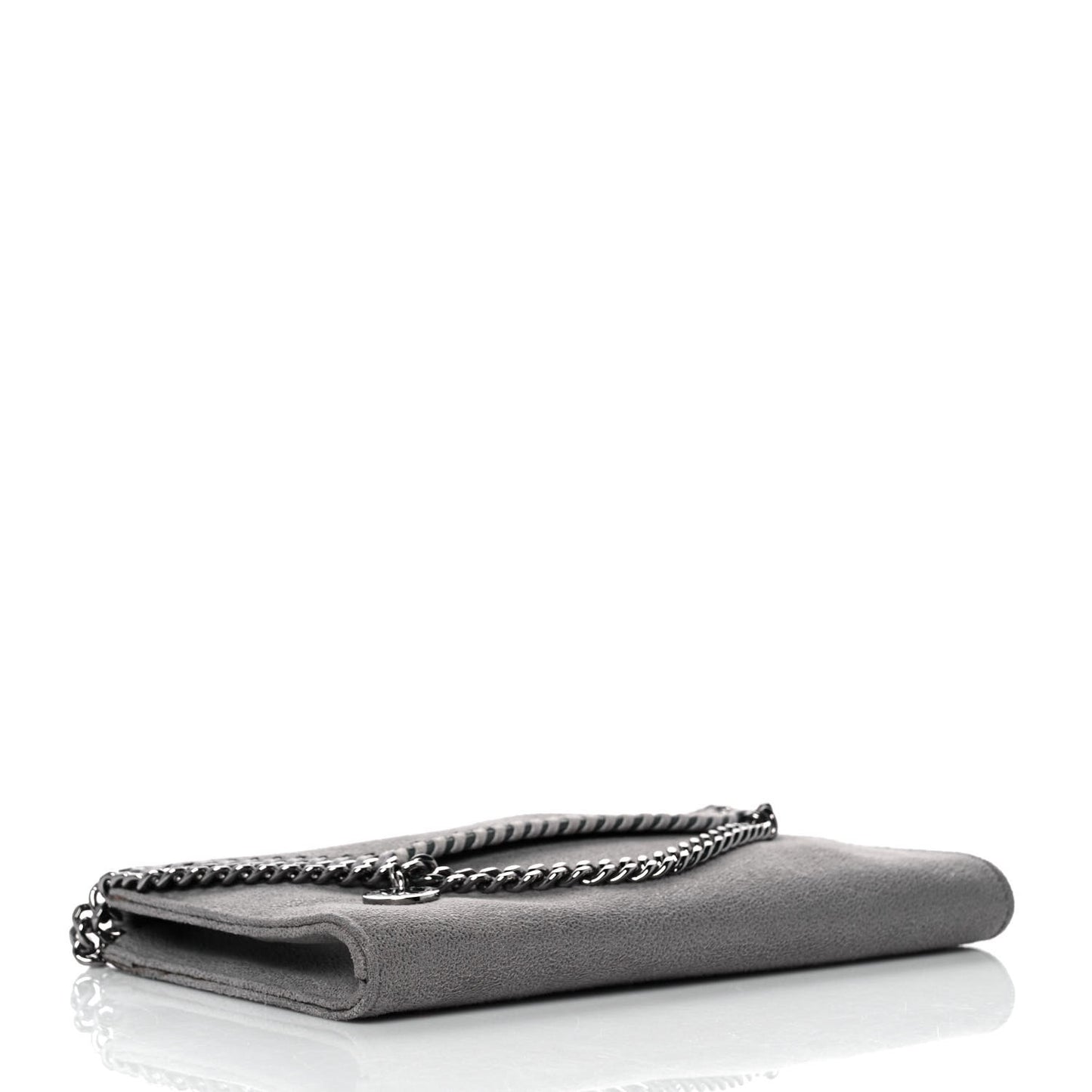Shaggy Deer Mini Falabella Crossbody Bag Grey
