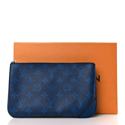 Louis Vuitton Taigarama Trio Messenger Small Pochette Cobalt 9 of 9