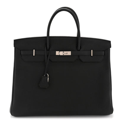 Hermes Togo Birkin 40 Black 1 of 16