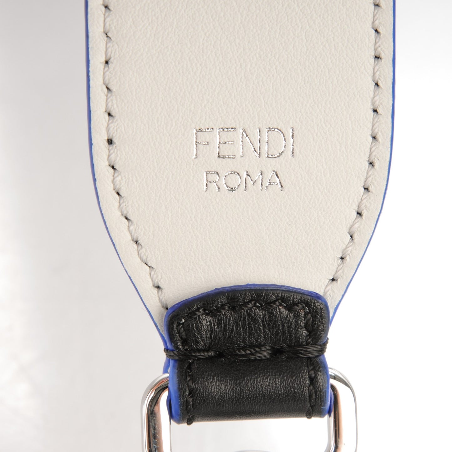 Vitello Dolce Mink Fur Karlito Inlay Strap You Black Multicolor