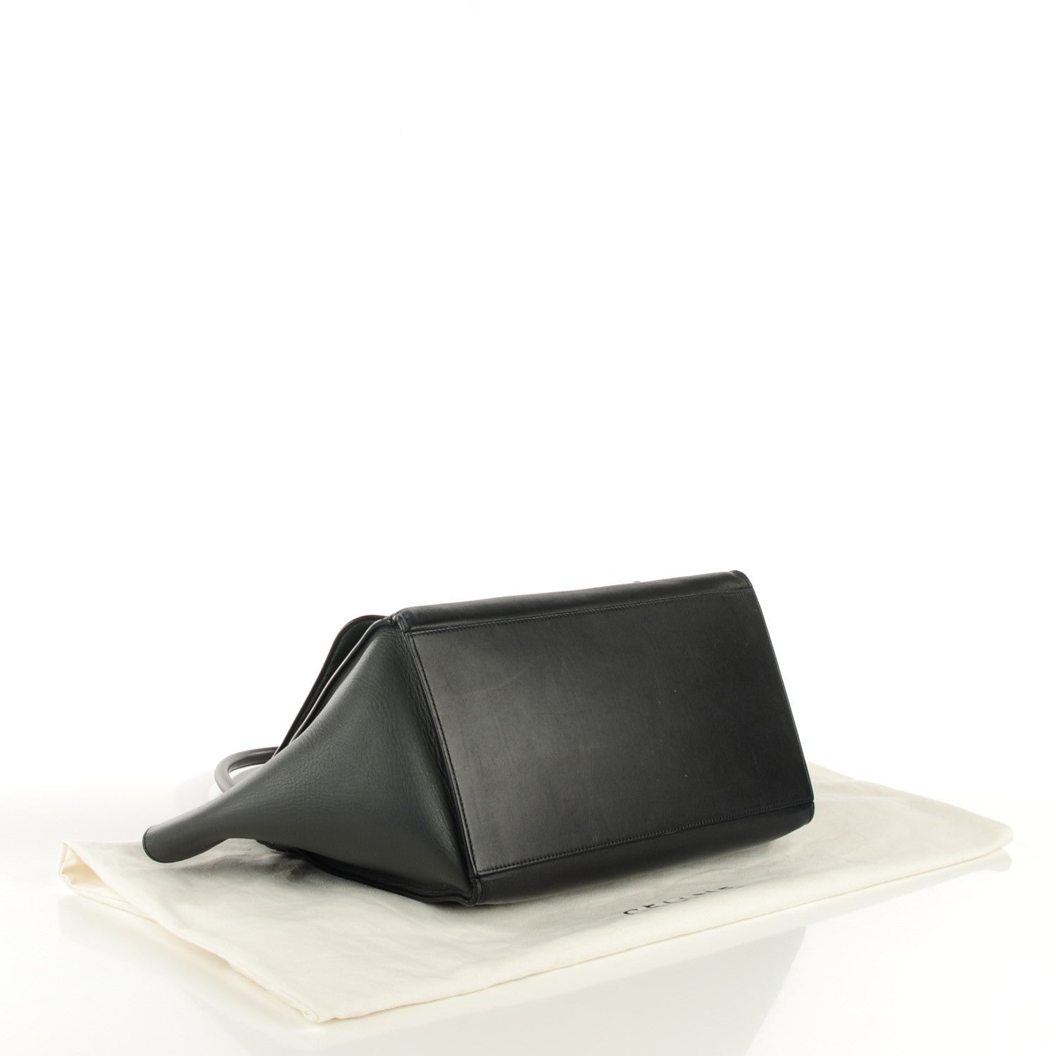 Celine Smooth Calfskin Large Tri-Color Trapeze Anthracite 6 of 9