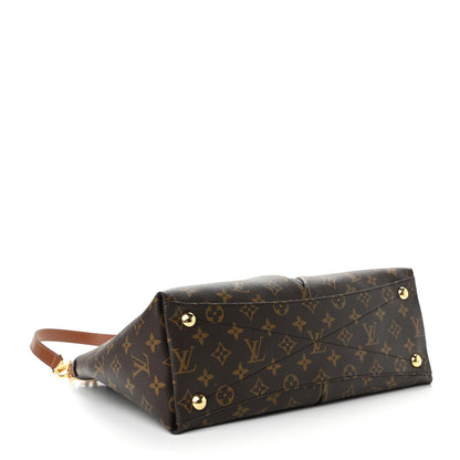 Louis Vuitton Monogram V Tote MM Black 4 of 9