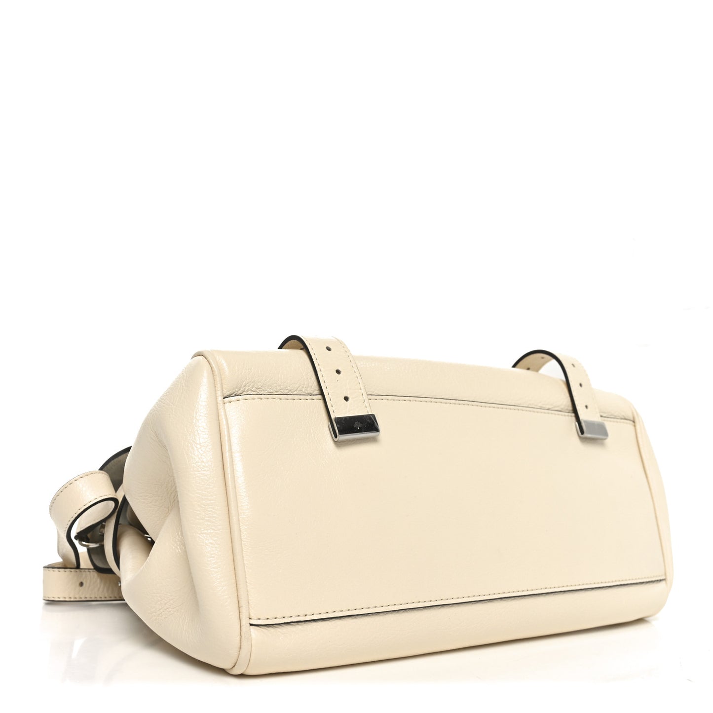 High Shine Calfskin Medium Alexa Eggshell