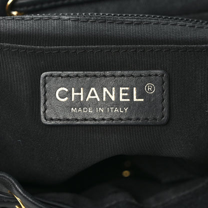 Chanel Calfskin Chevron Quilted Small Urban Spirit Backpack Black 6 of 11