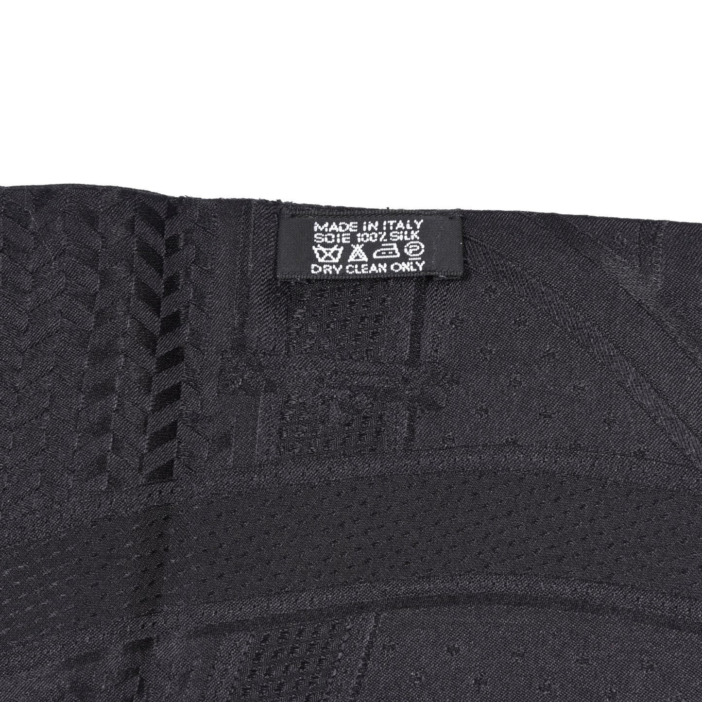 Silk Cavalcadour Maxi Twilly Black