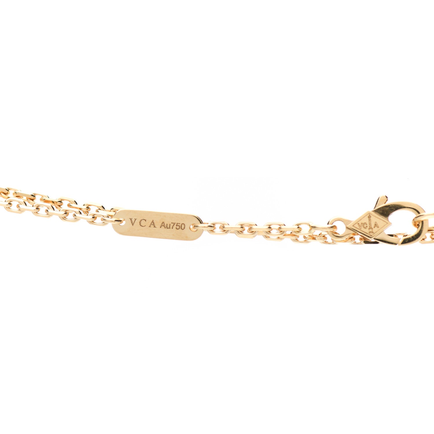 Van Cleef & Arpels 18K Yellow Gold Mother of Pearl Magic Alhambra Long Necklace 4 of 6