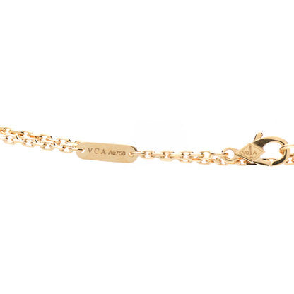 Van Cleef & Arpels 18K Yellow Gold Mother of Pearl Magic Alhambra Long Necklace 4 of 6