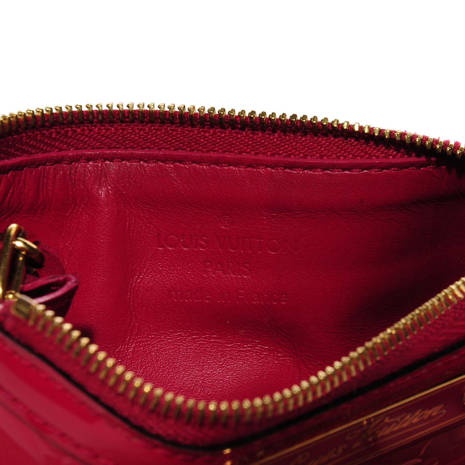 Louis Vuitton Vernis Key Pouch Rose Indien 5 of 7