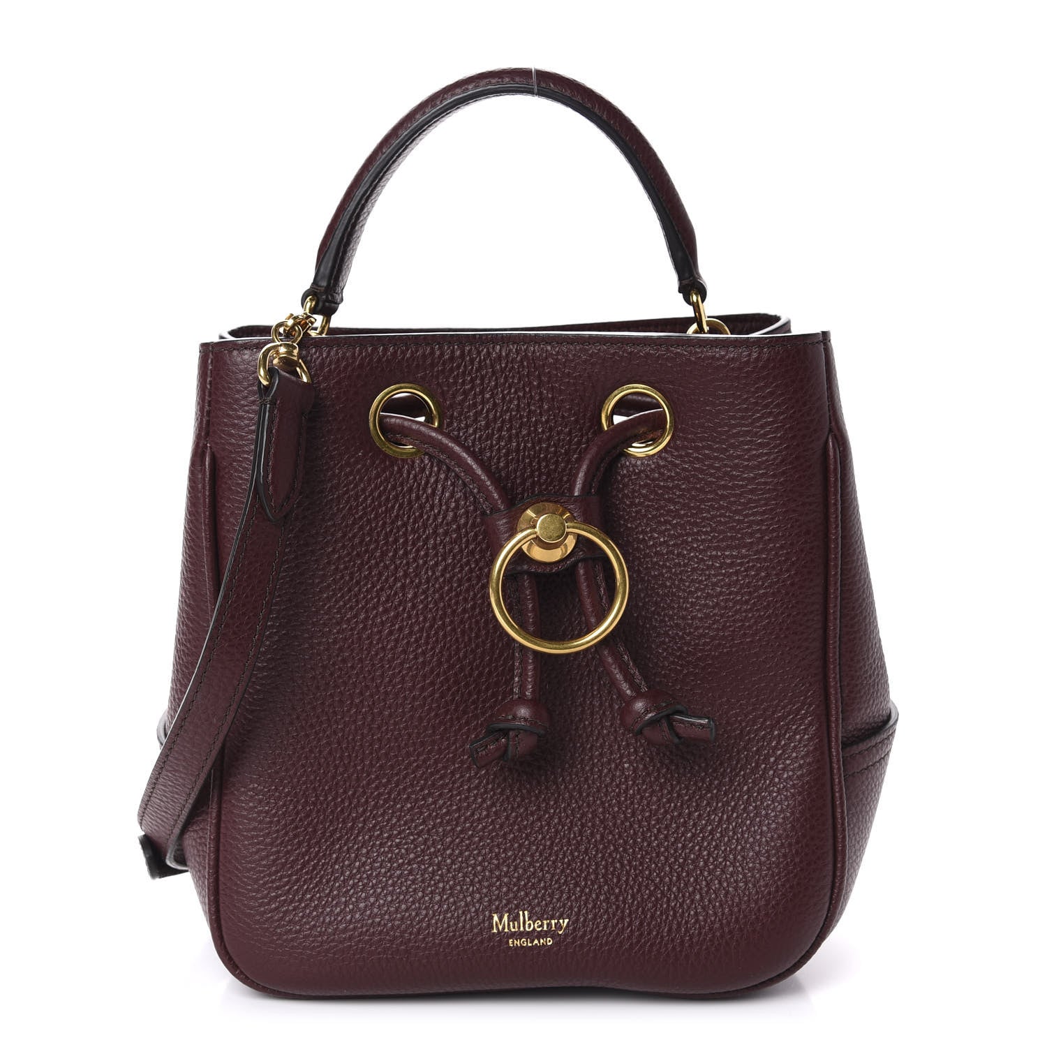 Mulberry Small Classic Grain Small Hampstead Oxblood 1 of 10