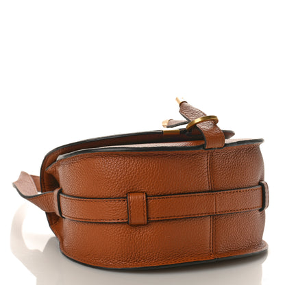 Chloe Grained Calfskin Small Marcie Saddle Bag Tan 4 of 8