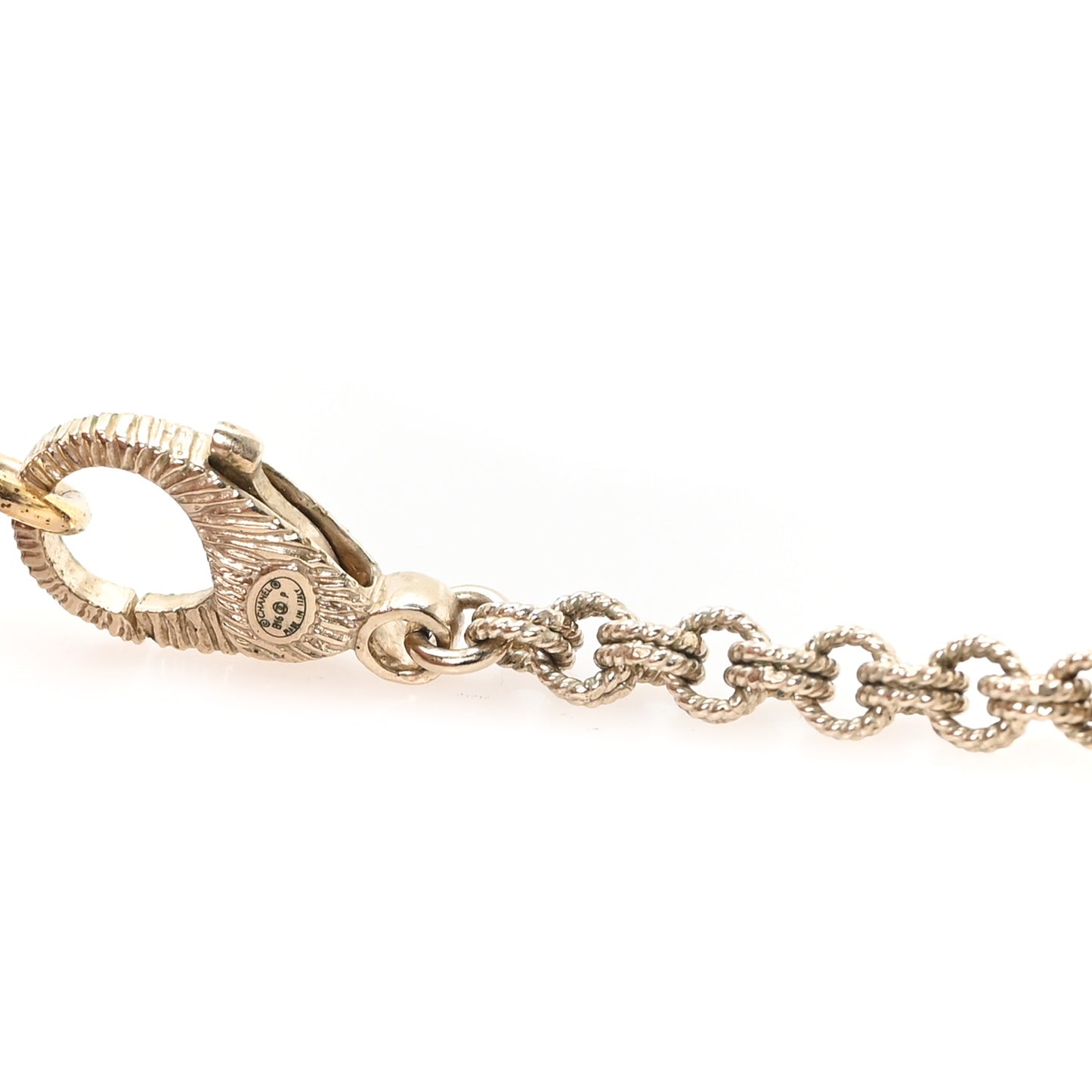 Pearl CC Necklace Light Gold