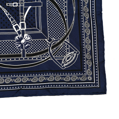 Hermes Silk Grand Manege Cut Bandana Love Scarf 70 4 of 7
