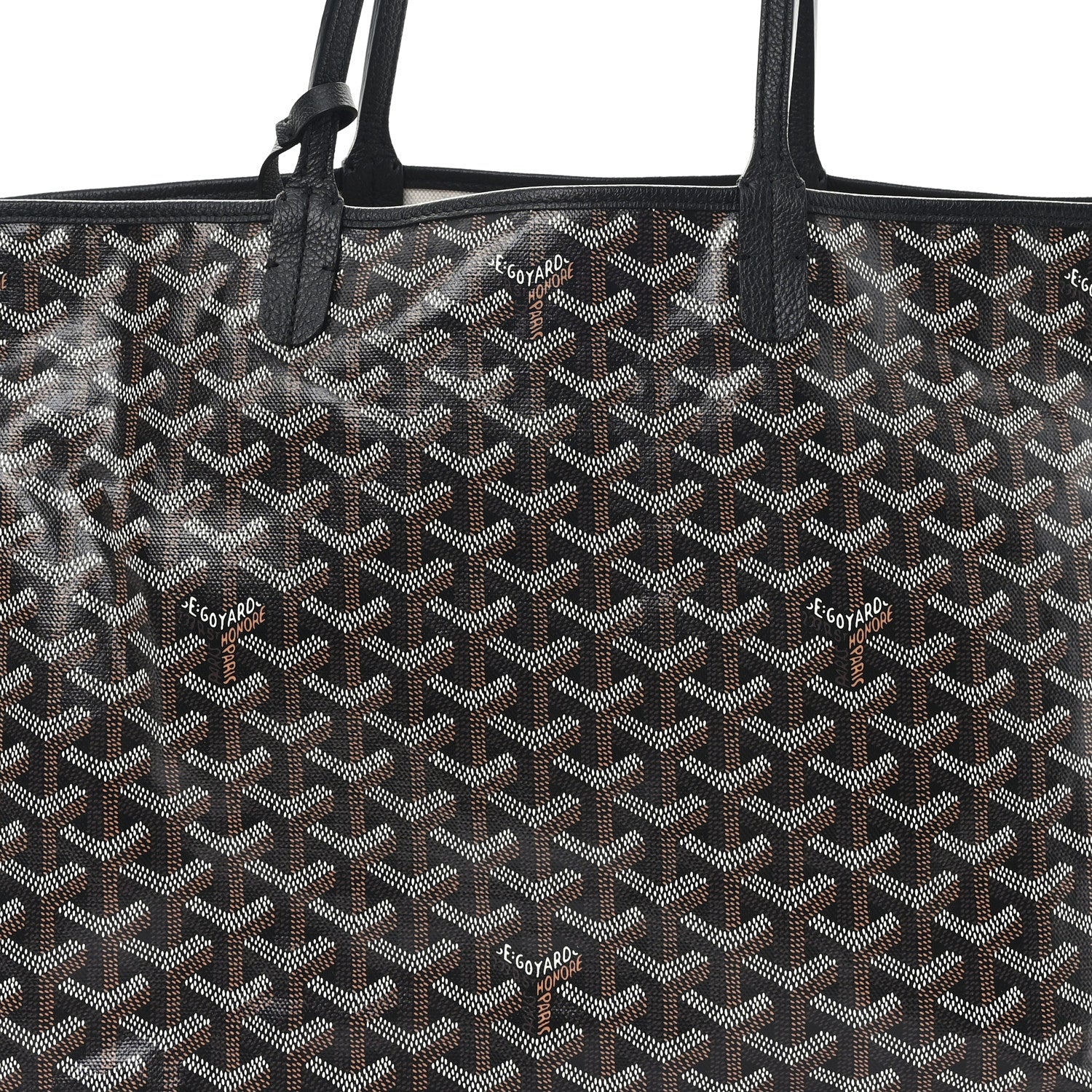 Goyard Goyardine Saint Louis PM Black 9 of 11