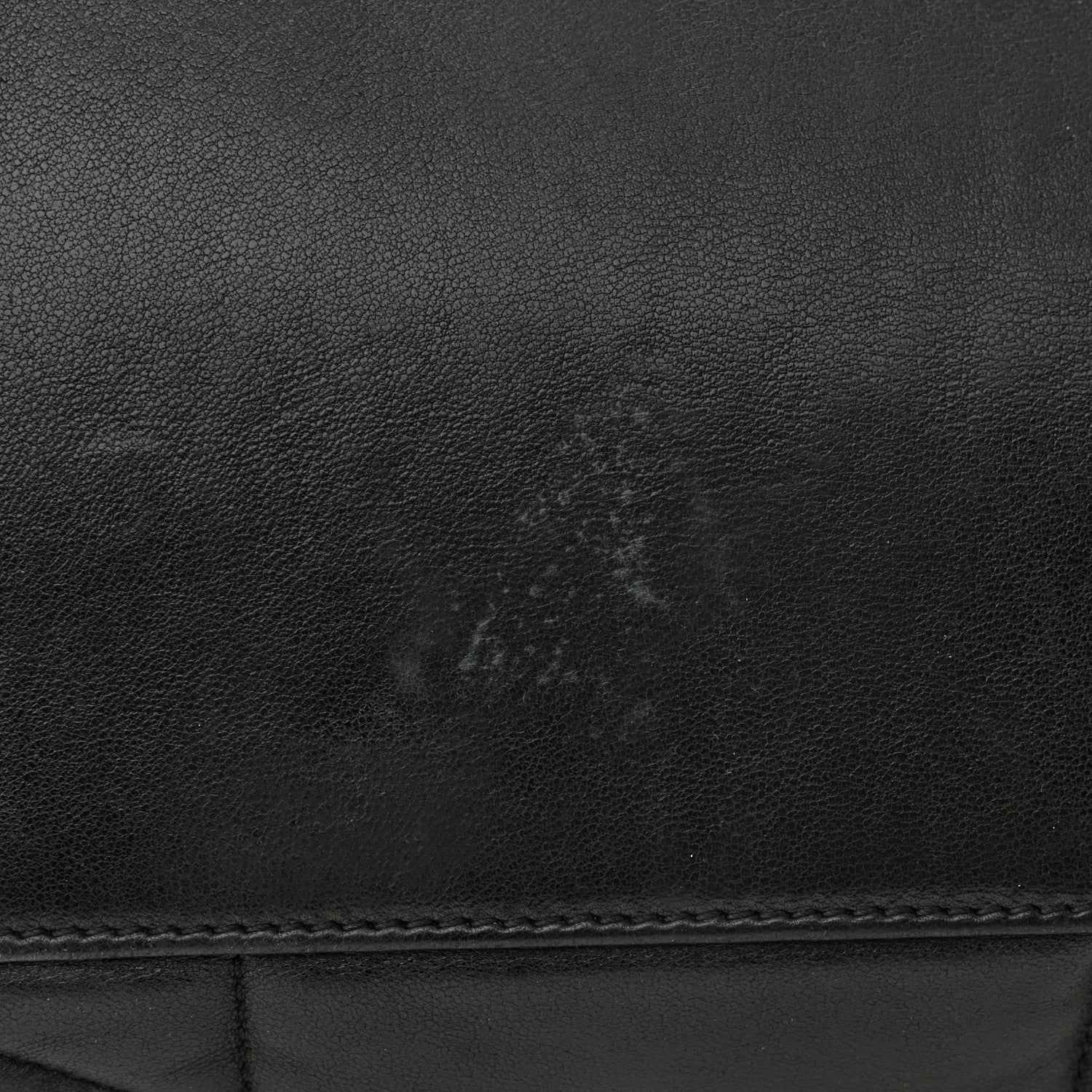 Saint Laurent Lambskin Quilted Medium Loulou Puffer Monogram Chain Satchel Black 11 of 13
