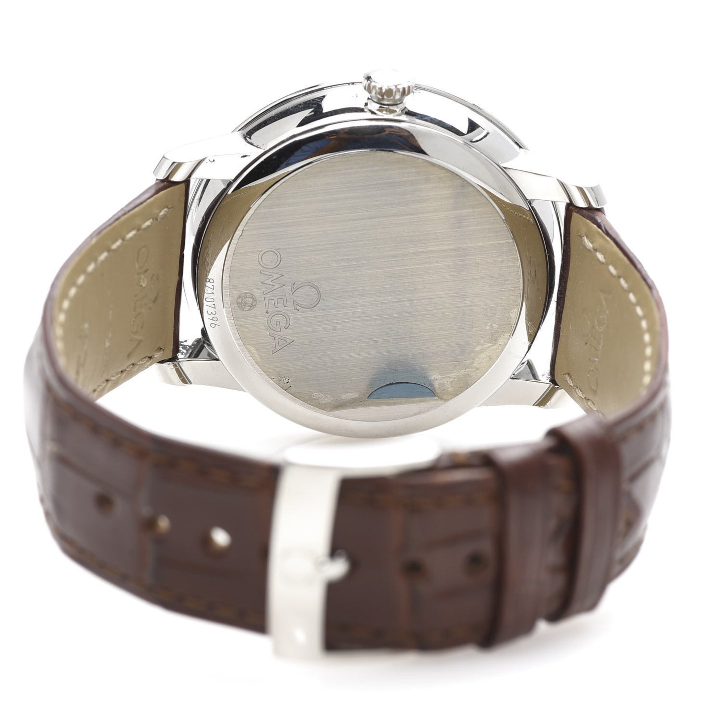 Stainless Steel Alligator 39mm De Ville Prestige Co-Axial Power Reserve Automatic Watch 424.13.40.21.02.001