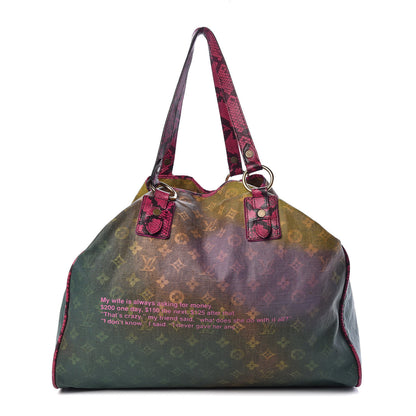 Louis Vuitton Richard Prince Monogram Karung Duderanch Jokes Tote 1 of 9