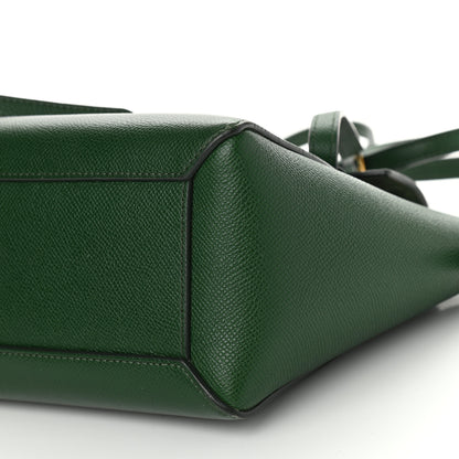 Celine Grained Calfskin Nano Belt Bag Dark Green 10 of 10