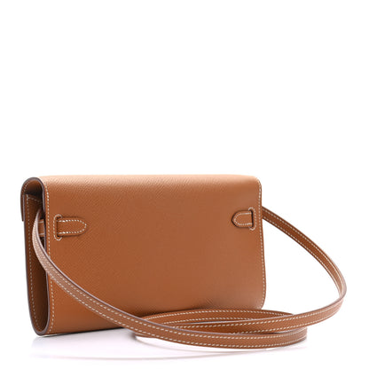 Hermes Epsom Kelly Wallet To Go Gold 2 of 8