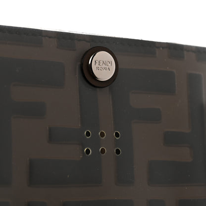Fendi Calfskin FF 1974 Embossed Iphone X Lanyard Case Maya Black 5 of 5