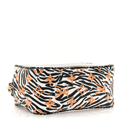 Louis Vuitton Monogram Giant Jungle Beach Pouch Ivory 4 of 9
