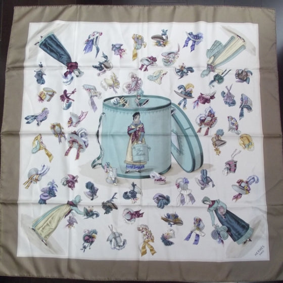 Silk Paris Modiste Scarf 90