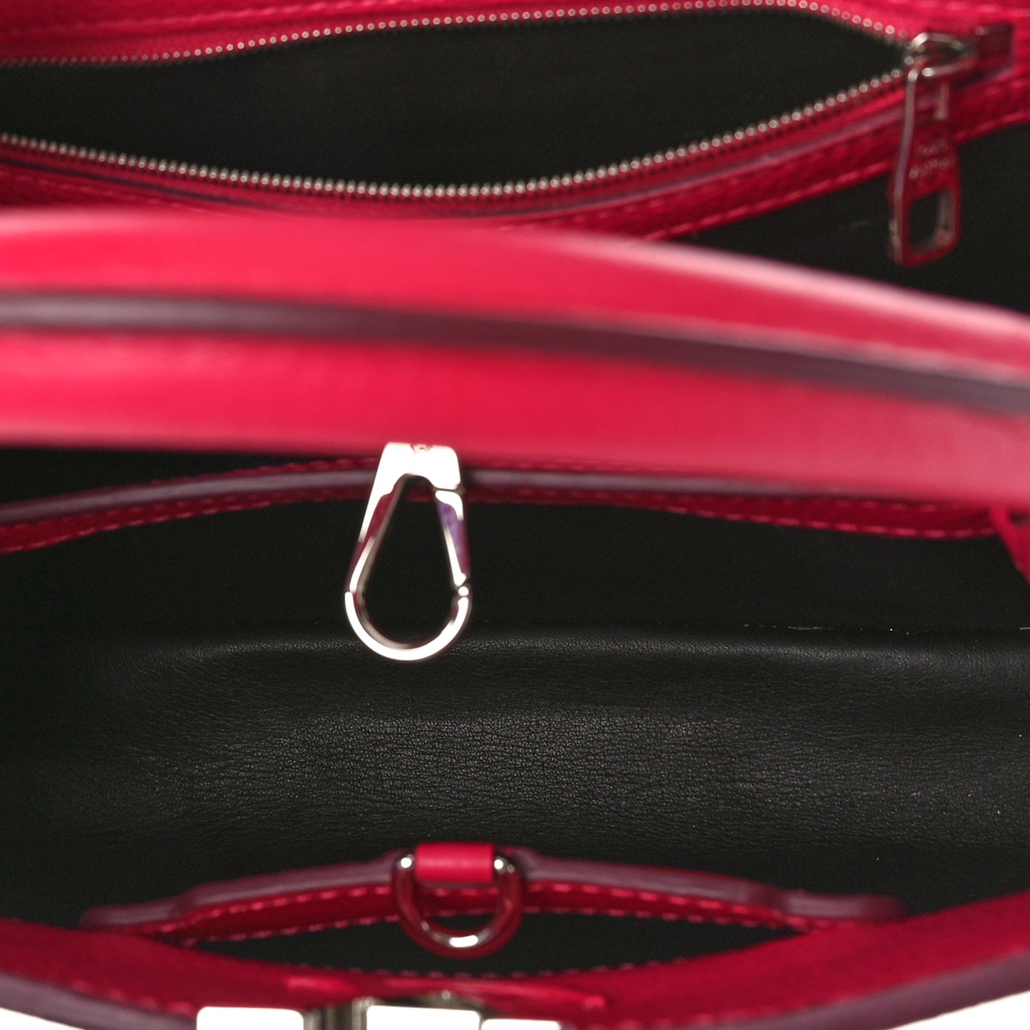 Taurillon Capucines BB Fuchsia