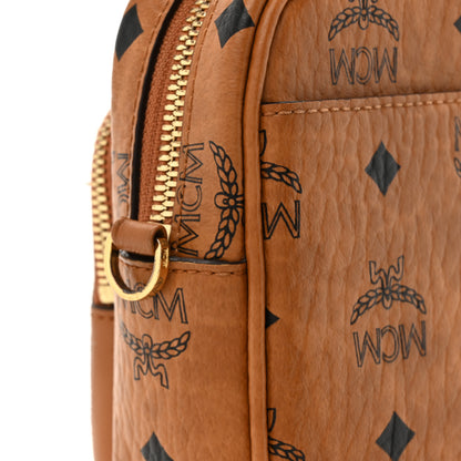 MCM Visetos Monogram Small Aren Crossbody Cognac 12 of 14