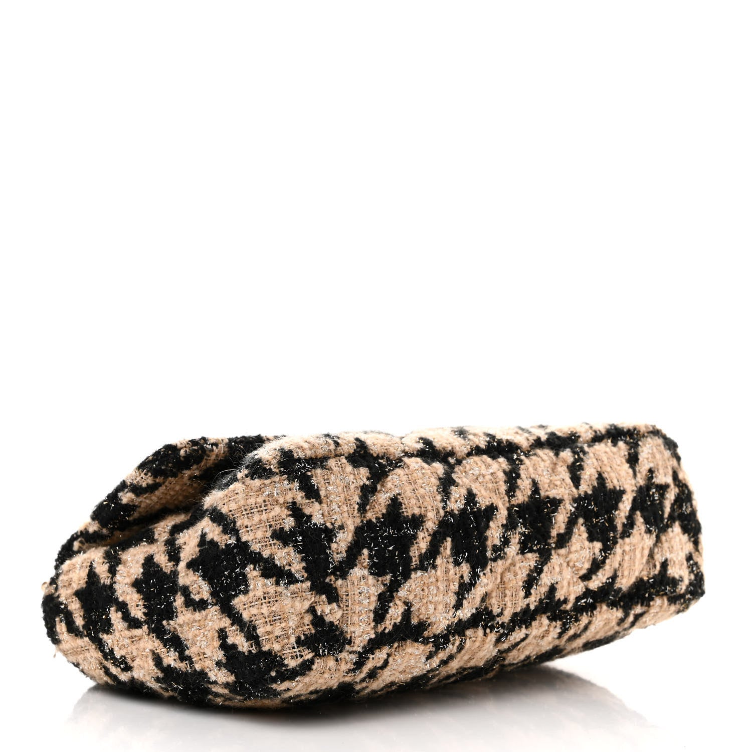 Chanel Tweed Large Chanel 19 Flap Beige Black 4 of 11