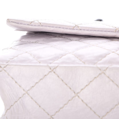 Chanel Aged Calfskin Quilted 2.55 Reissue 225 Flap Light Grey 15 of 16