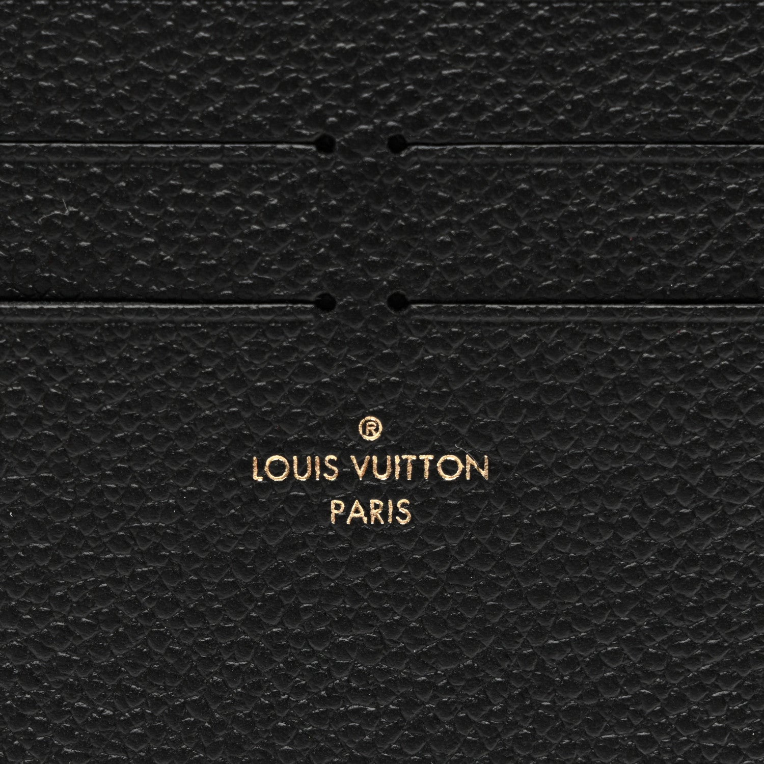 Louis Vuitton Calfskin Felicie Chain Wallet Card Holder Insert Black 6 of 6